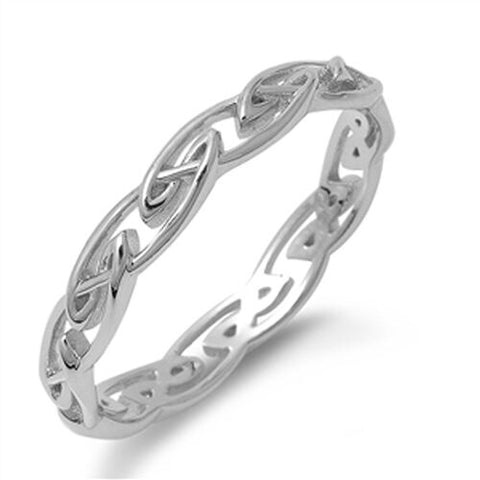 STERLING SILVER CELTIC RING