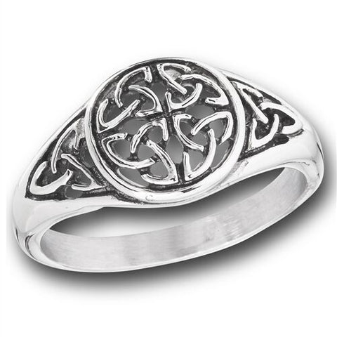 Stainless Steel Triquetra Ring