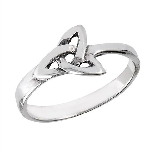 STERLING SILVER CELTIC TRIQUETRA RING