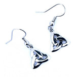 Irish Pewter Celtic Trinity Knot Earrings