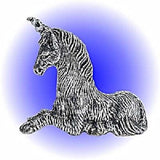 Resting Unicorn Pewter Figurine - Lead Free