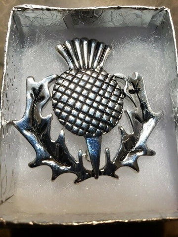 Pewter Scottish Thistle pin