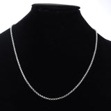 Stainless Steel Chain  Silver Tone Link Cable Chain With Lobster Clasp appr 26in