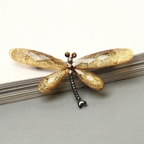 Zinc Alloy and Resin Dragonfly Brooch/Pin