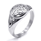 316 L Stainless Steel Celtic Knot and Trinity  Ring