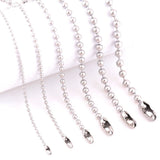 Stainless Steel 26 Inch 2.4mm Ball Link Neck Chain Necklace