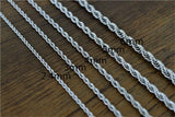 Stainless Steel 24 in 3 mm  Rope Necklace
