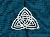 Pewter Triple Trinity Knot Brooch/Pendant