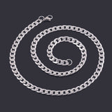 Stainless Steel 24 Inch 2 mm Cuban Curb Chain