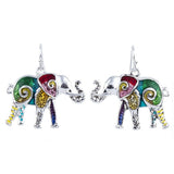 Multi-color Earrings Horse, Elephant, Turtle, Crab, Butterfly, Dolphin, Starfish