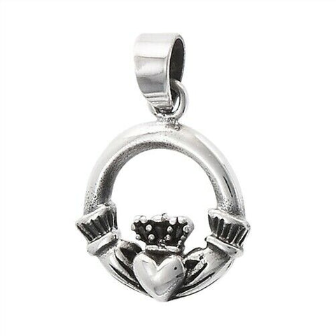 STERLING SILVER CLADDAGH PENDANT