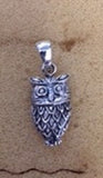 STERLING SILVER WISE OWL PENDANT