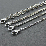 Stainless Steel 28 Inch(70 cm) 2.0mm  Tiny Rolo Neck Chain Necklace