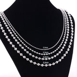 Stainless Steel 30 Inch 1.5mm Ball Link Neck Chain Necklace