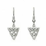Irish Pewter Celtic Knot work Earrings