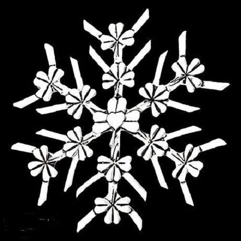 Pewter Shamrock SnowWonders Snowflake Ornament/Pendant