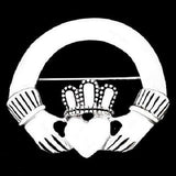 Pewter Bold Claddagh Brooch