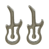 Stainless Steel Post Guitar Stud Earrings