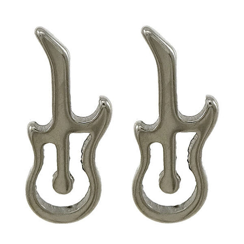 Stainless Steel Post Guitar Stud Earrings