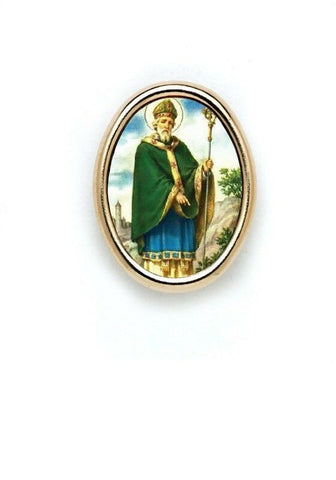 St. Patrick Photo Lapel Pin (2 pieces) Made in USA