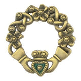 Pewter Irish Claddagh Pin
