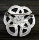 PewterCeltic Knot-Work Brooch Made in USA