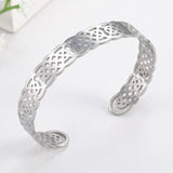 Stainless Steel Celtic Knot Bracelet Cuff