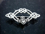 Pewter Claddagh and Celtic Knot Pin
