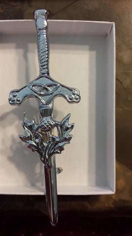 Scottish Thistle Kilt Pin