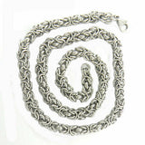 316L Stainless Steel Byzantine 7mm 22 inch Chain