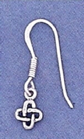 STERLING SILVER SMALL CELTIC DANGLE EARRINGS