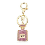 Peerfume Bottle  Rhinestone Crystal Bag Charm/Keyring
