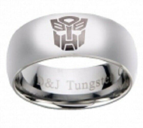 Tungsten Carbide 10 MM Band Hero Size 9