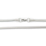 Stainless Steel 20 in 3.2mm Snake Chain with lobster clasp