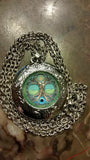 Moon and Sun Celtic Tree of Life Necklace vintage style locket with chain