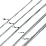 Stainless Steel 50 cm (19.69 in) Round 1.5mm  Snake Chain with lobster clasp