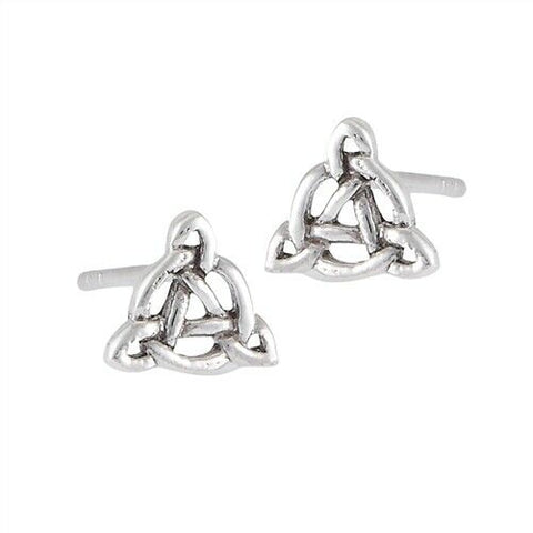 Sterling Silver Celtic Weave Stud Earrings (1 pair)