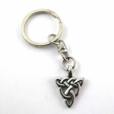 Irish Pewter Celtic Trinity Knot Keyring