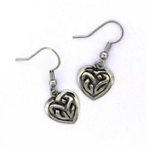 Irish Pewter Celtic Love Knot Earrings
