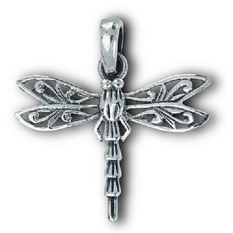 Sterling Silver Dragonfly Pendant no chain