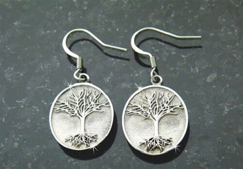 Tree of Life Earrings in 316 L Stainless Steel