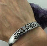 Field Of Thistle Scottish Thistle Cuff bracelet, Scotland, Highland Cuff