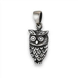 STERLING SILVER WISE OWL PENDANT