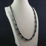 55 cm (21.65 in) Magnetic Hematite Necklace with Magnetic clasp