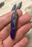 Lapis Lazuli pendant with natural copper patina bail  1.5 to 2 in