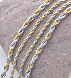 Stainless Steel 20 Inch 2 mm  Rope Necklace