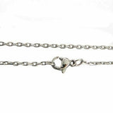 Stainless Steel 45 cm (17.72 in) 1 mm Link Neck Chain Necklace