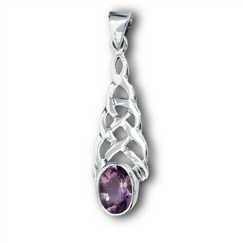 STERLING SILVER CELTIC WEAVE PENDANT