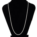 Stainless Steel 53 cm( 20 7/8) Inch 2.3 mm  Rope Necklace