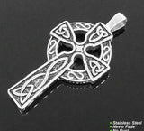 Stainless Steel  Celtic Cross Pendant no chain